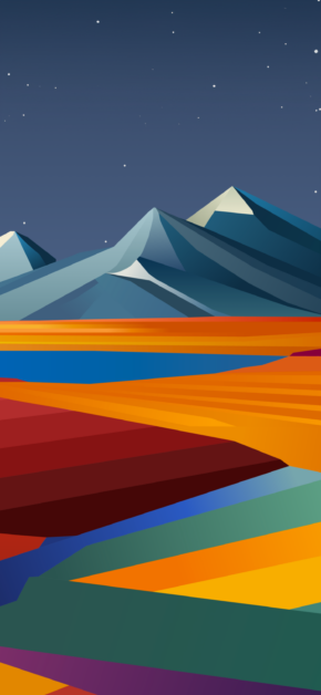 SALTERN STUDY 02 – Cubist Wallpaper 6K | Night