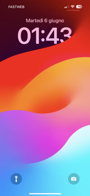 iOS 17 – Official Stock Wallpaper | Light