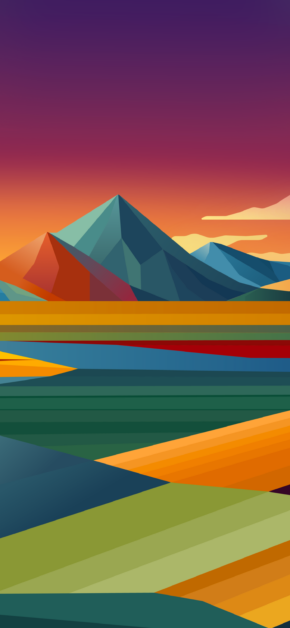 SALTERN STUDY 01 – Cubist Wallpaper 6K | Night