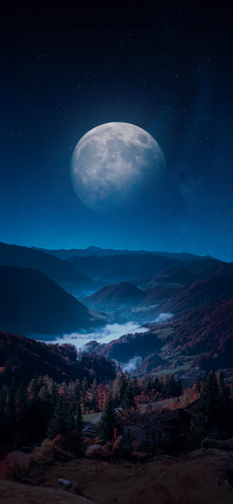 Default wallpaper of Giant Moon