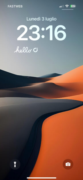 Black Orange Desert