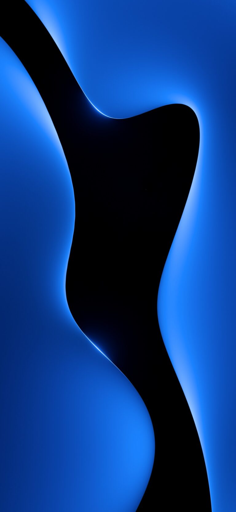 Default wallpaper of Blue Dancing Waves