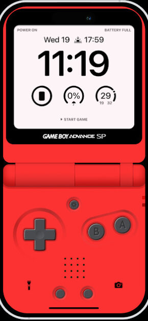 GameBoy Wallpaper iPhone | GBA Red