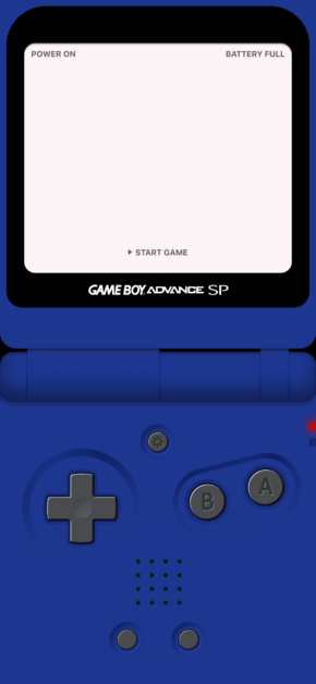 GameBoy Wallpaper iPhone | GBA Blue