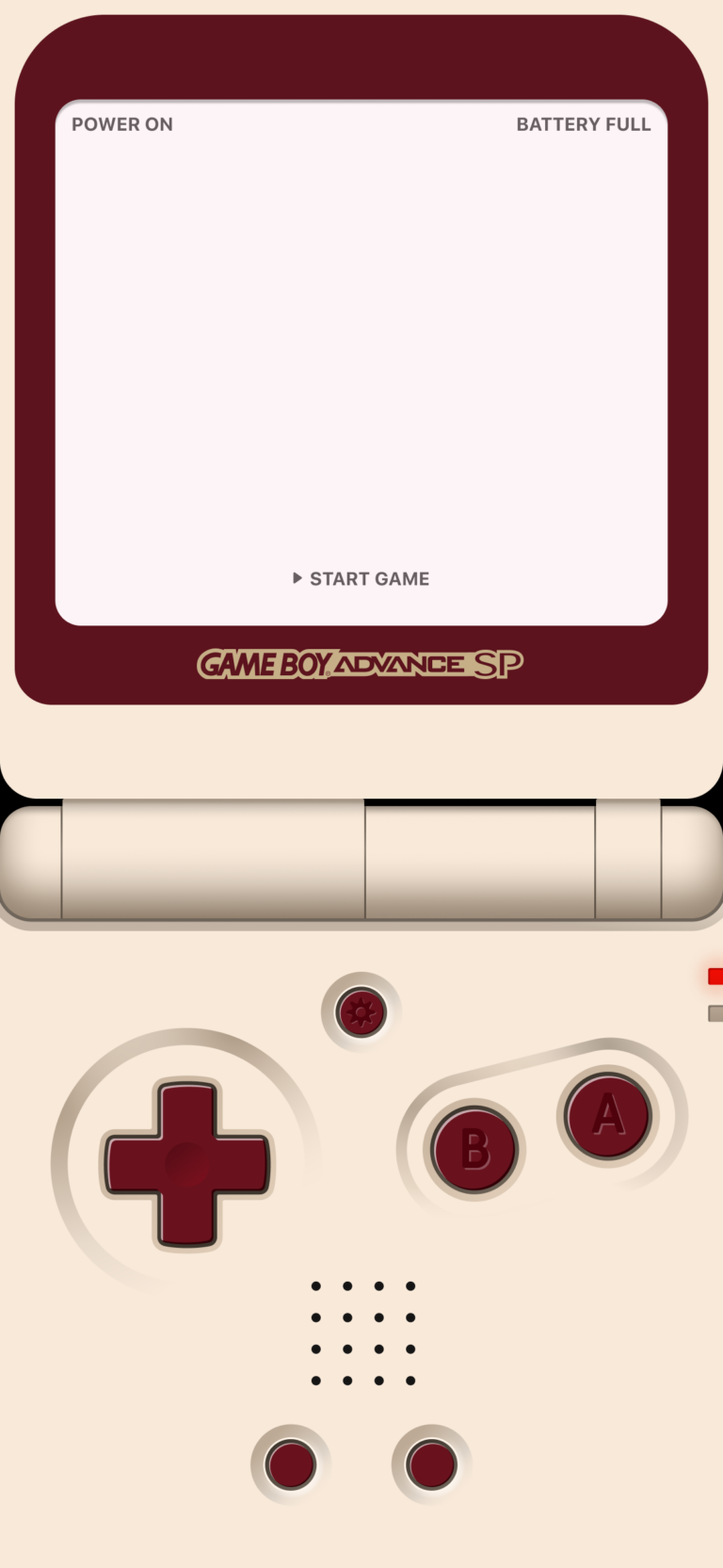 Default wallpaper of GameBoy Wallpaper iPhone | GBA Famicom Edition