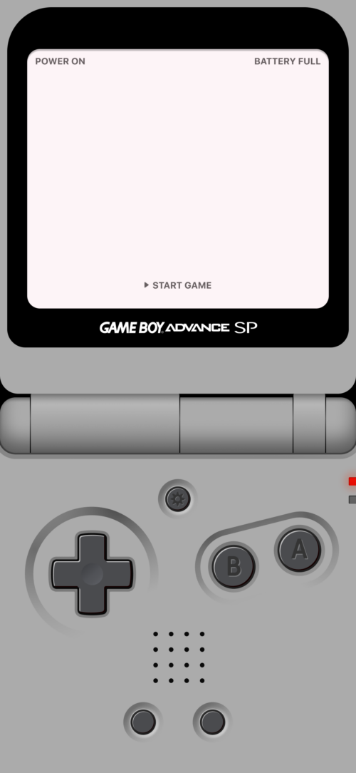 GameBoy Wallpaper iPhone | GBA Grey