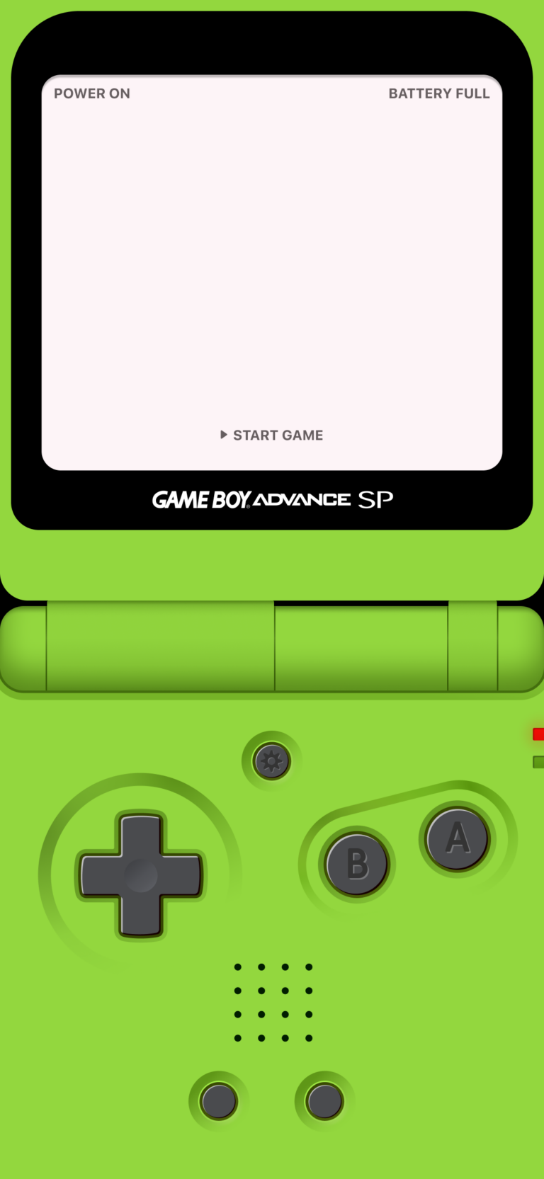 Default wallpaper of GameBoy Wallpaper iPhone | GBA Green