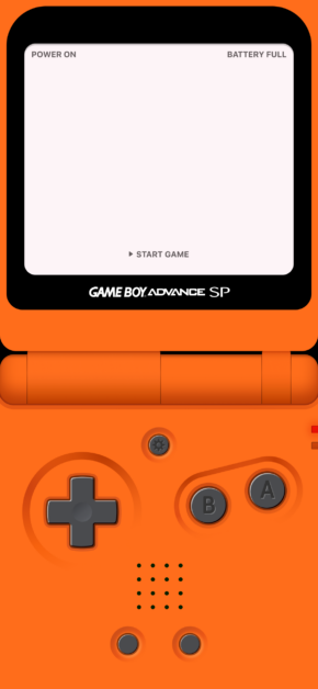 GameBoy Wallpaper iPhone | GBA Orange