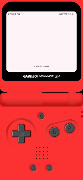 GameBoy Wallpaper iPhone | GBA Red