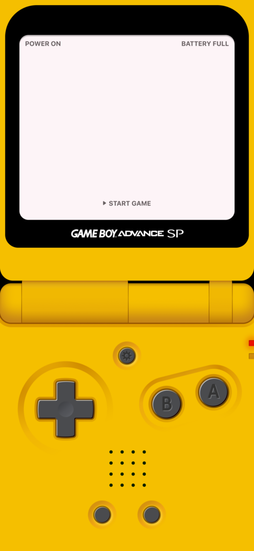 GameBoy Wallpaper iPhone | GBA Yellow