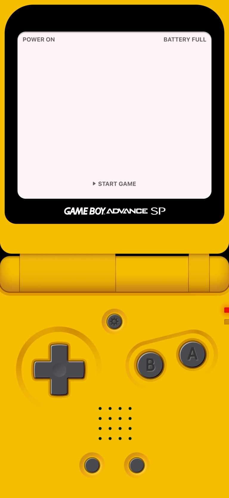 Default wallpaper of GameBoy Wallpaper iPhone | GBA Yellow