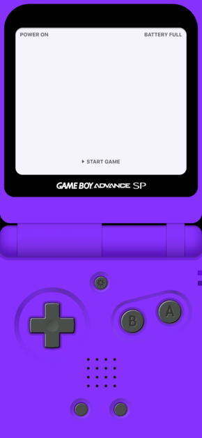 GameBoy Wallpaper iPhone | GBA Purple