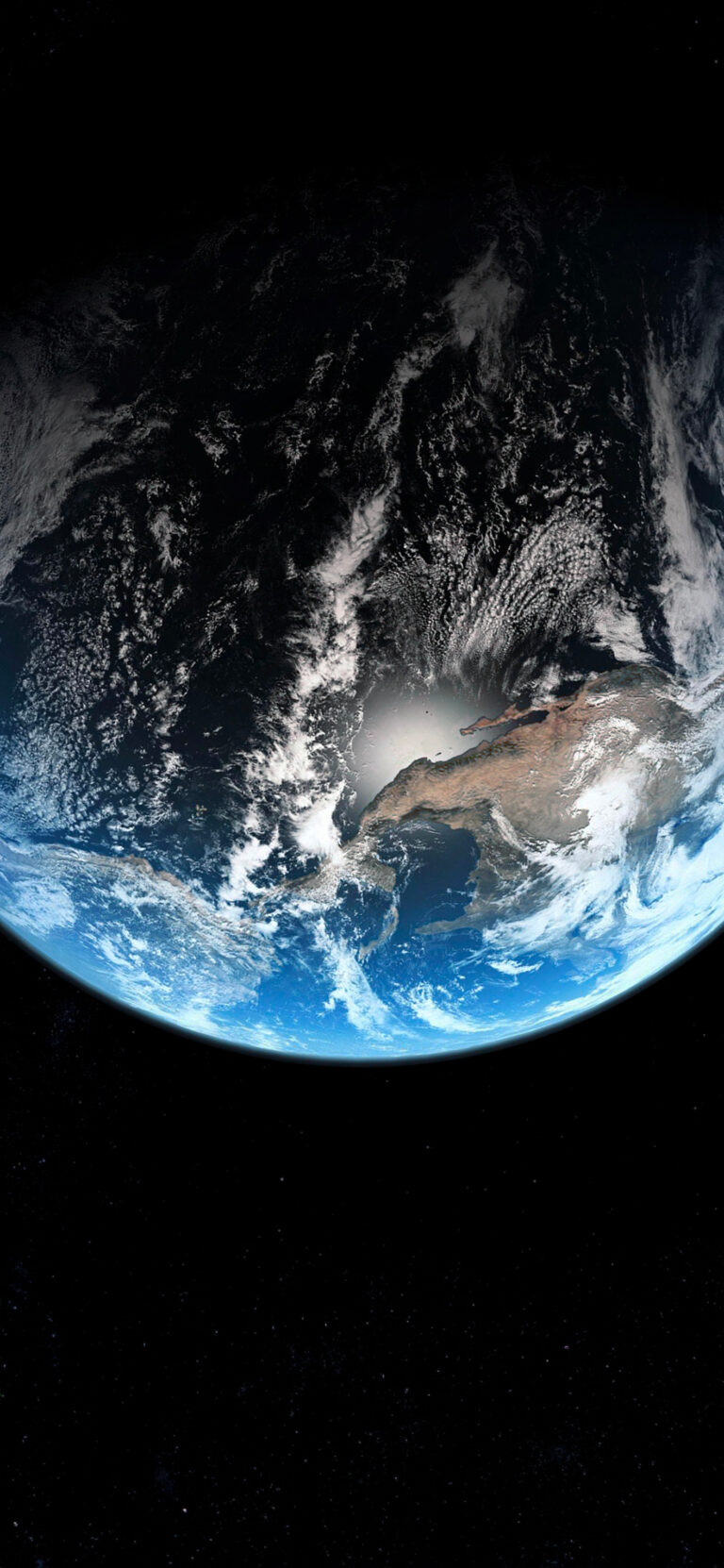 Default wallpaper of Earth, from iPhone 15 Concept by @apple_idesigner