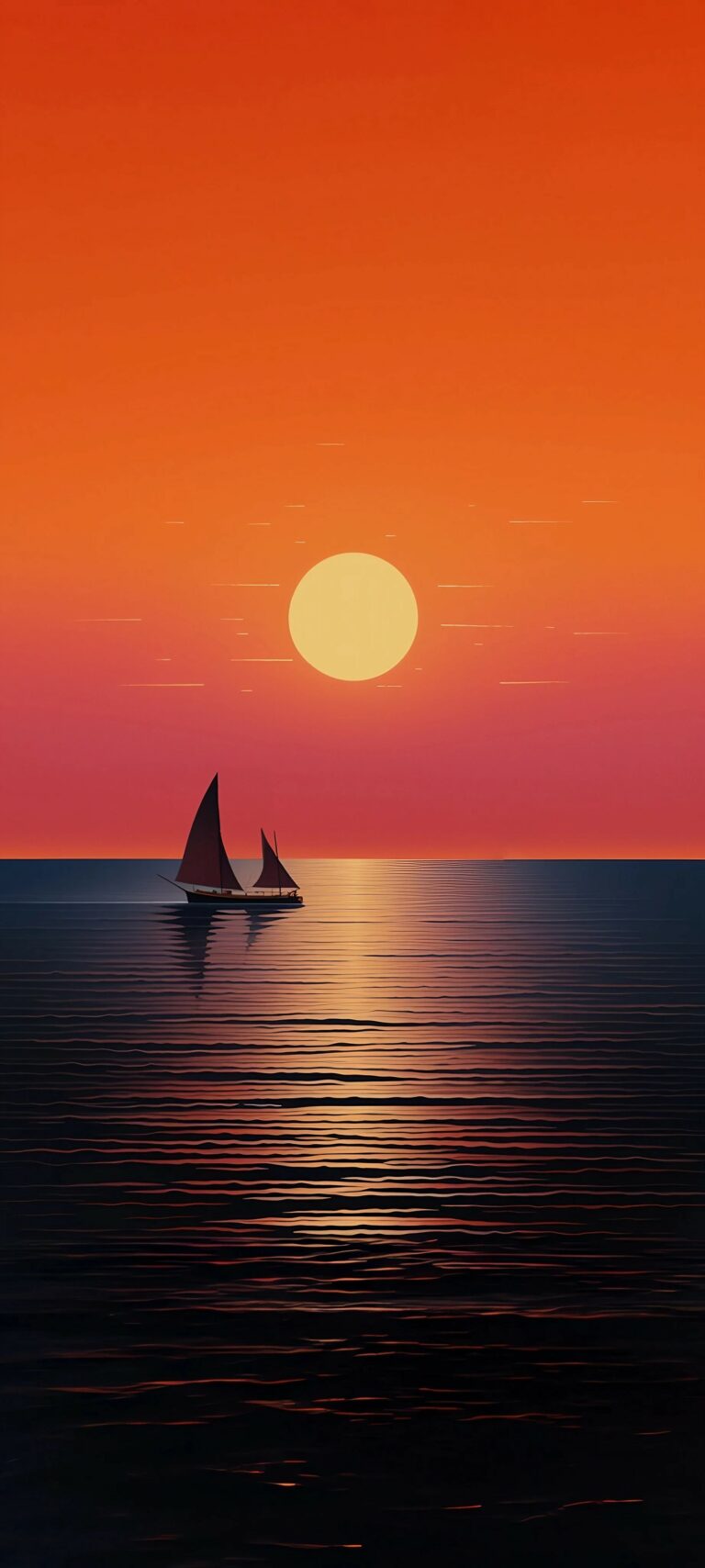 Default wallpaper of Sunset | Vector