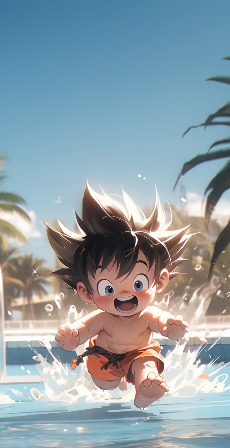 Default wallpaper of Baby Goku | BabyToons