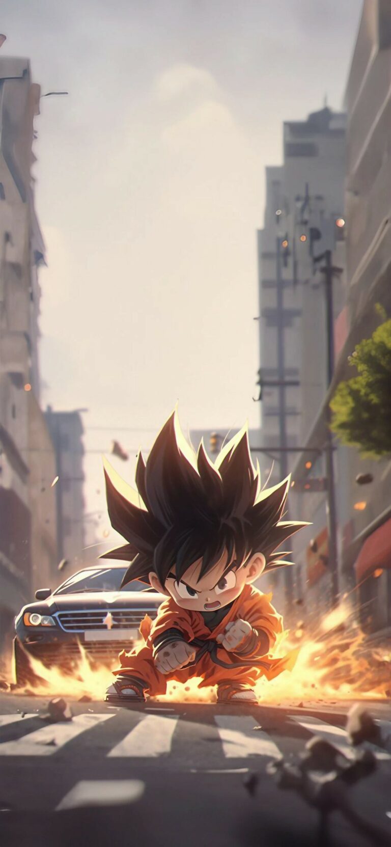 Default wallpaper of Mad Goku | BabyToons