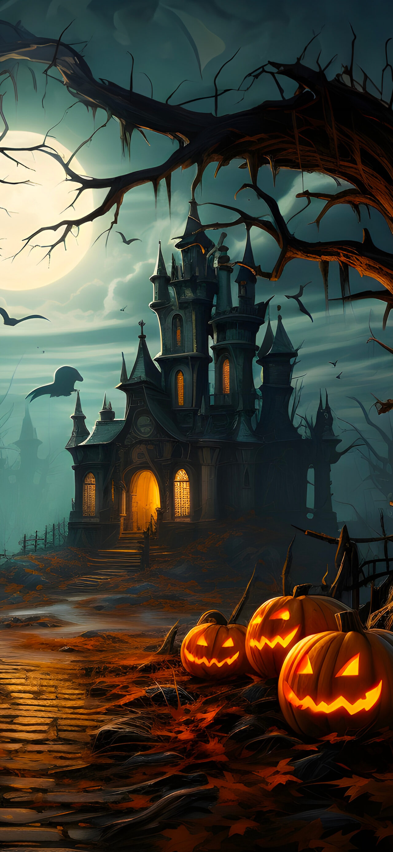 Halloween Scene 5K - Wallpapers Central