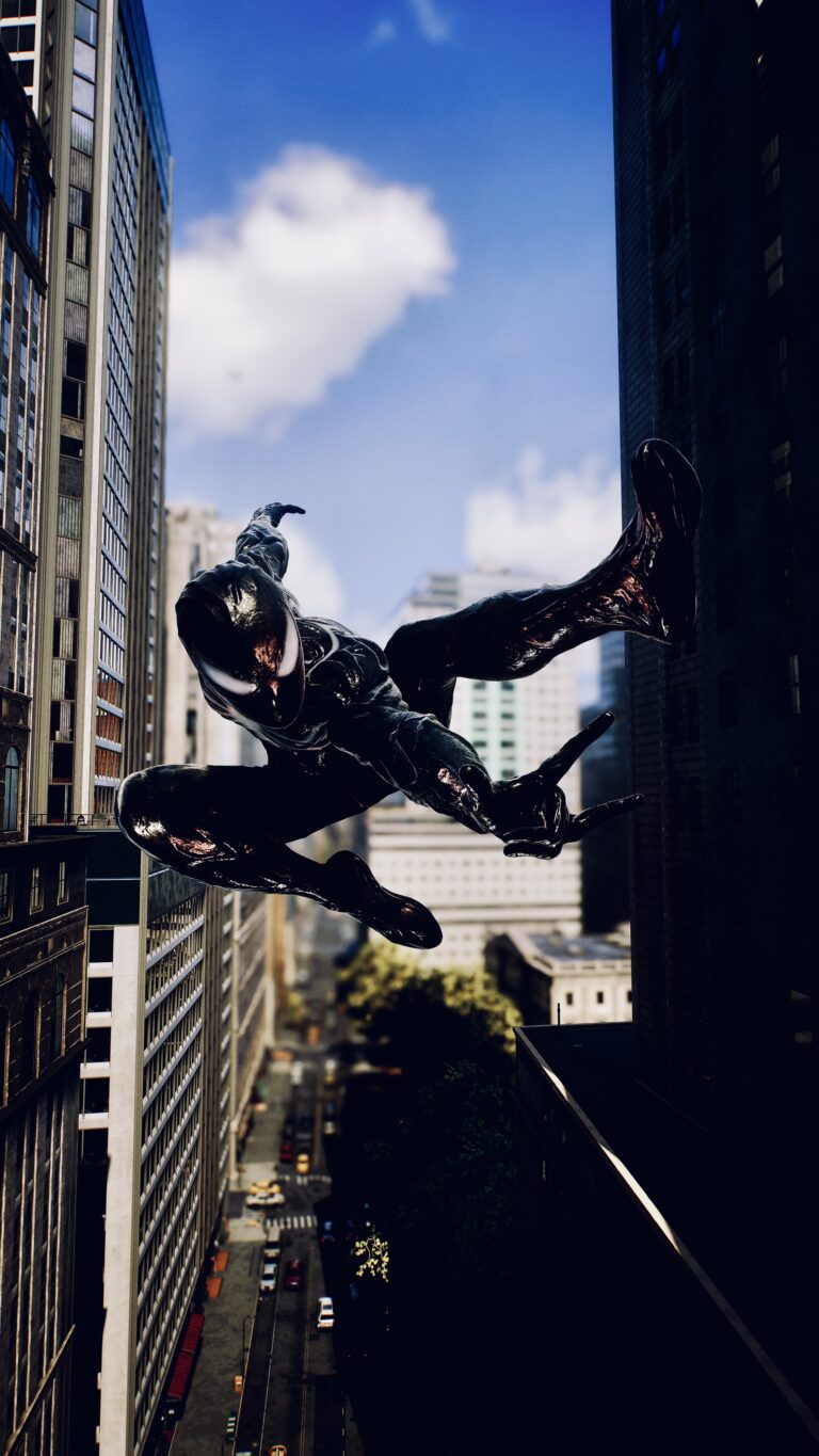 Default wallpaper of Venom Spider-Man