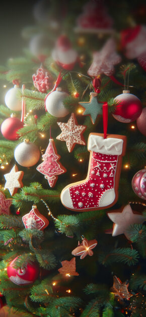 Christmas Tree Biscuits