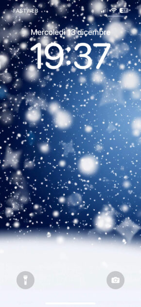 Snowflakes at Christmas