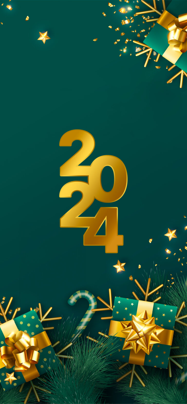 Default wallpaper of Happy New Year 2024