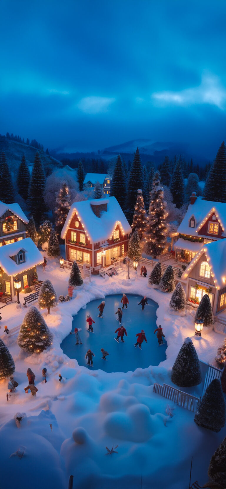 Default wallpaper of Christmas Village