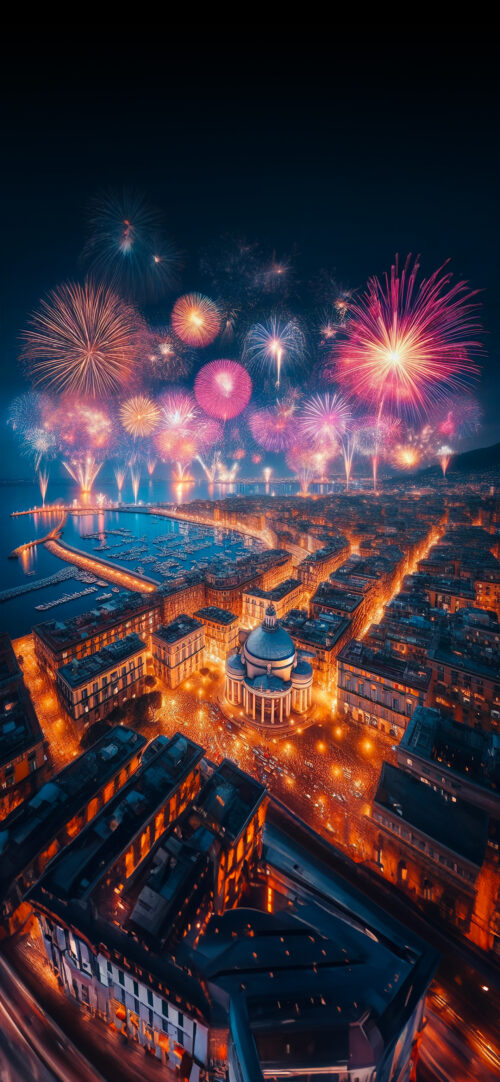 New Year Eve in Naples, Italy
