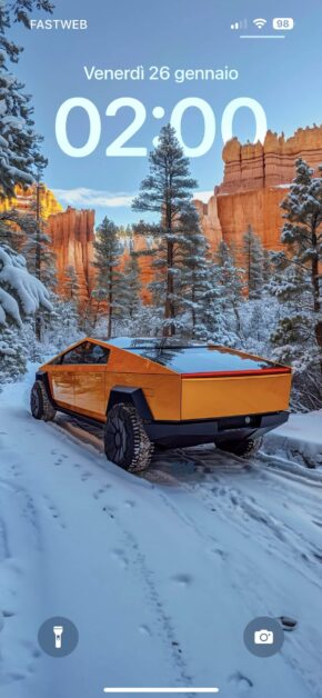 Orange CyberTruck #19 | Teslers.it