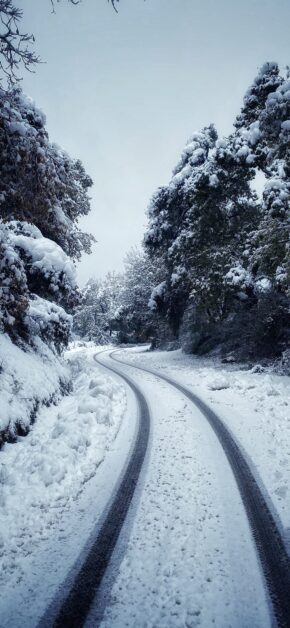 Snovy road to the unknown
