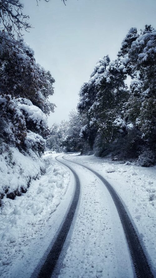 Snovy road to the unknown