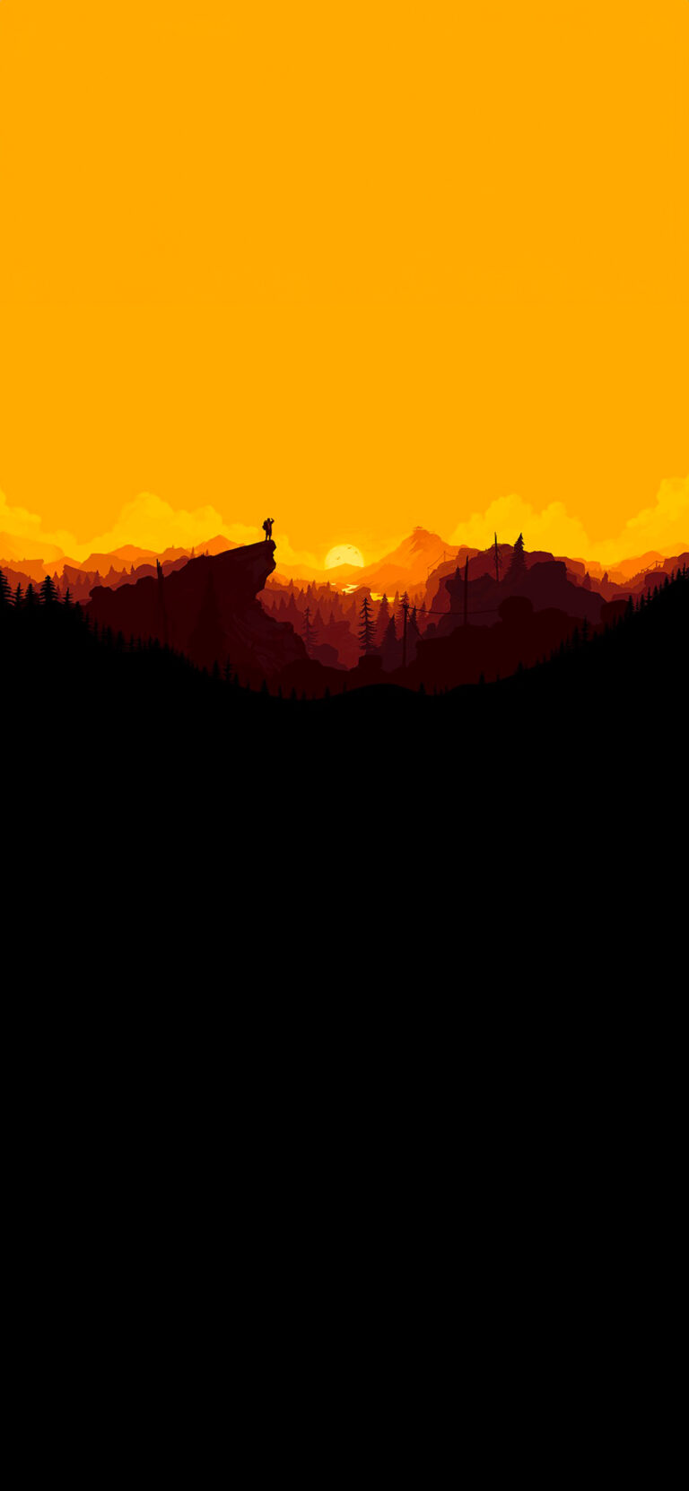 Default wallpaper of Sunset | Vector