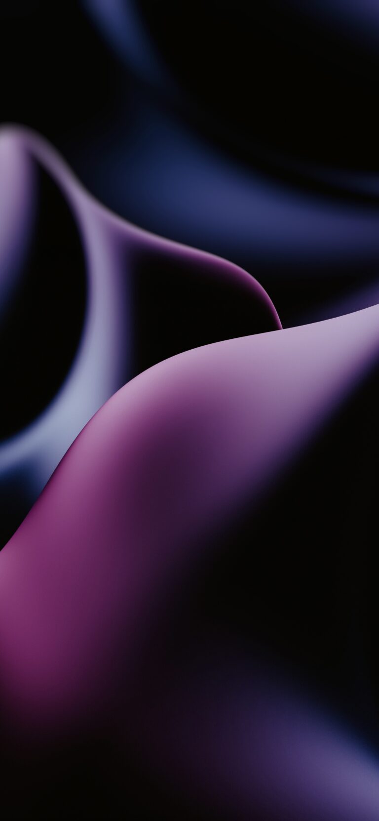 Default wallpaper of Purple waves