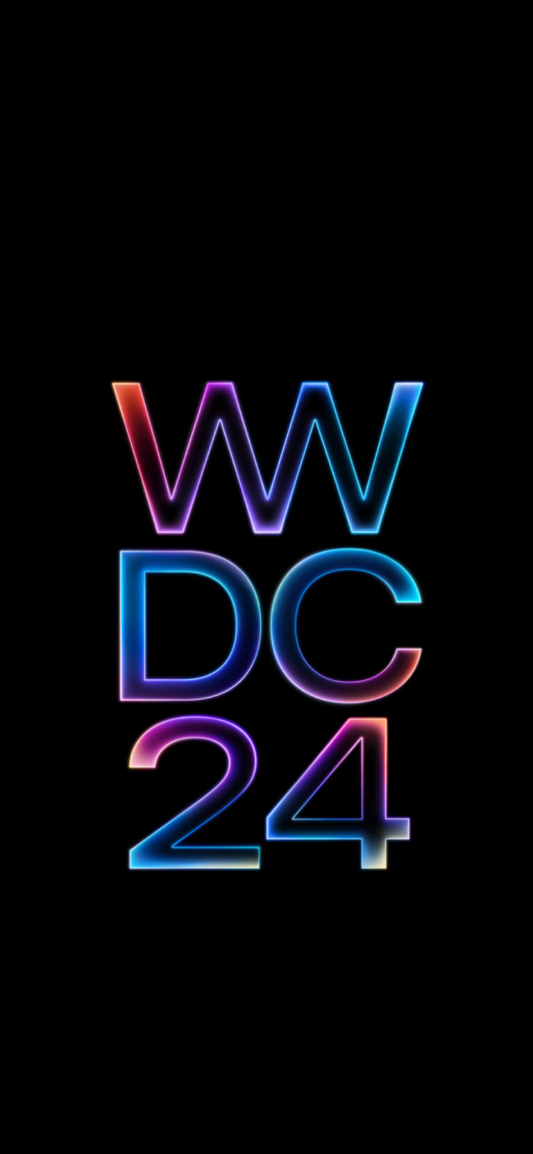 Default wallpaper of  WWDC24 Wallpaper