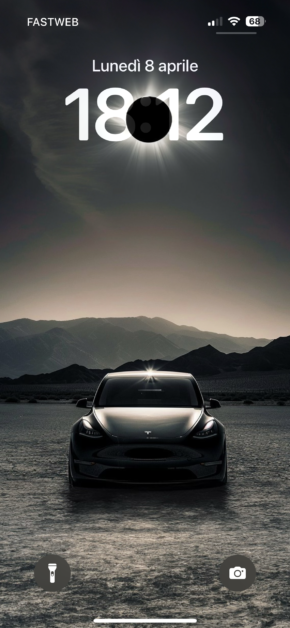 Total Solar Eclipse with Tesla | FREE Depth Effect