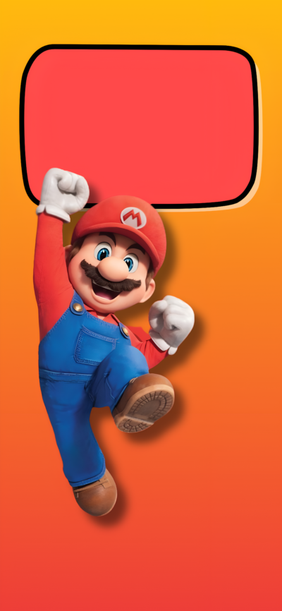 Wallpaper Super Mario | Clock Frame