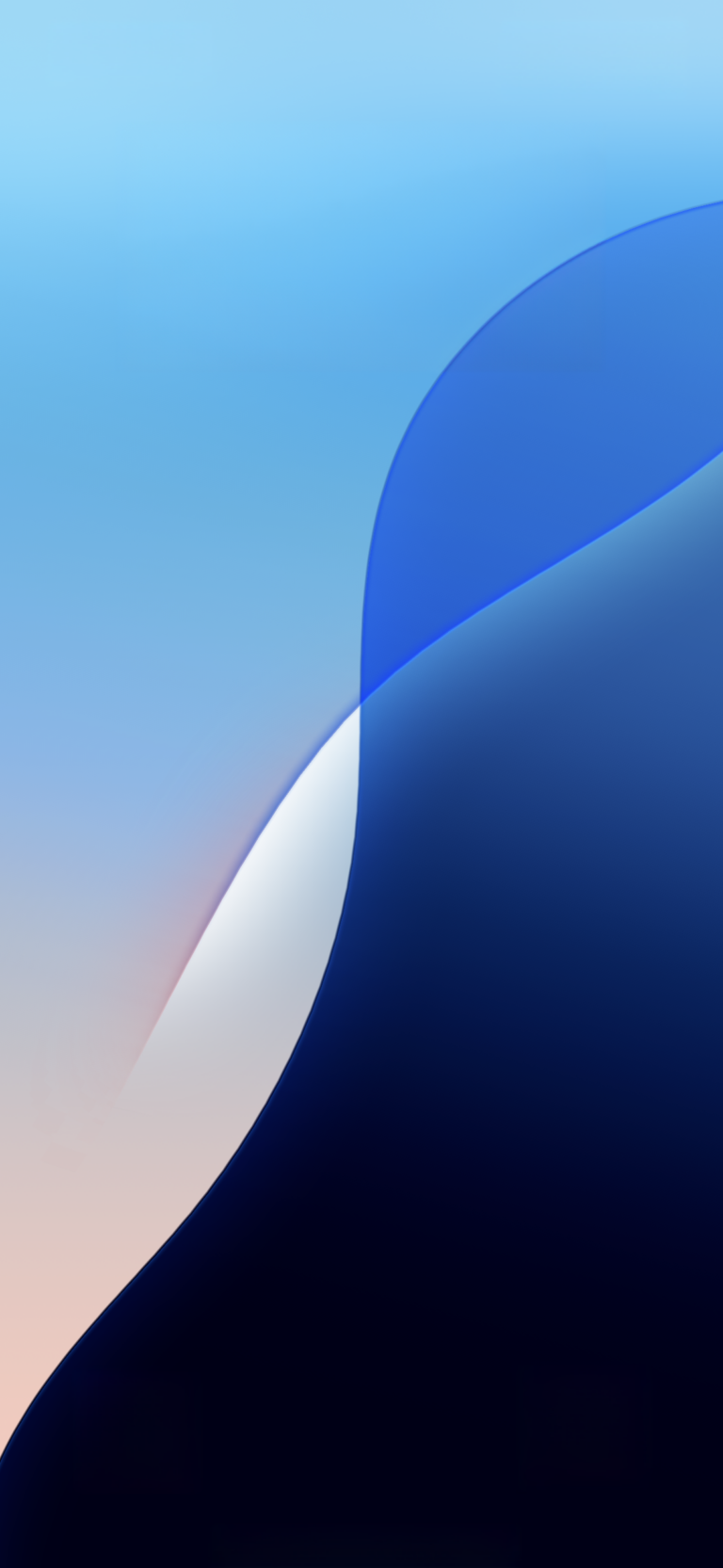 iOS 18 Wallpaper | Blue (Light) - Wallpapers Central