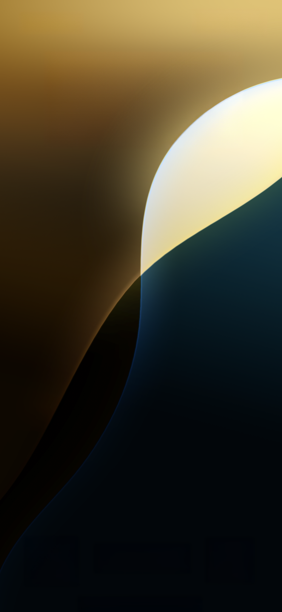 iOS 18 Wallpaper | Yellow (Dark) - Wallpapers Central