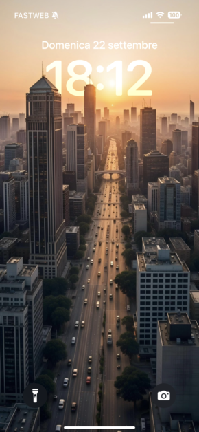 The City at Sunset | Depth Effect