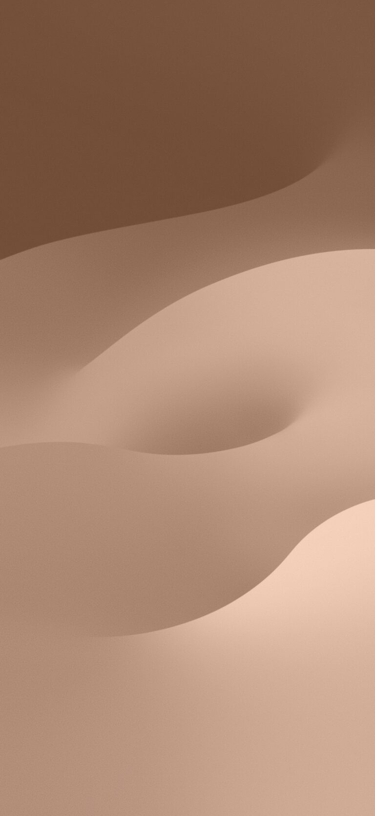 Default wallpaper of iOS 17 – Desert Titanium Modd