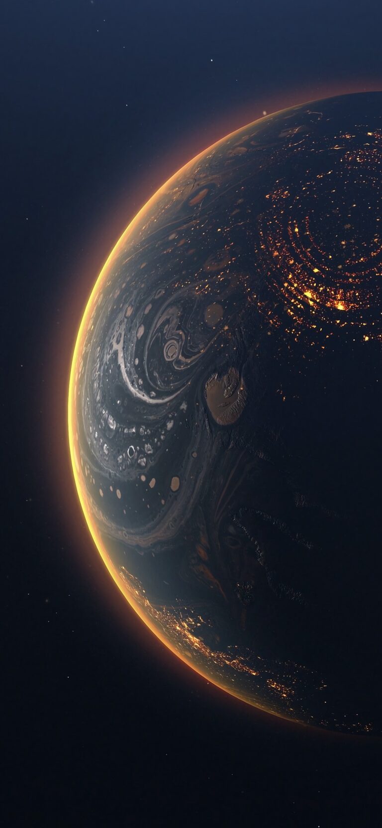 Default wallpaper of Planet