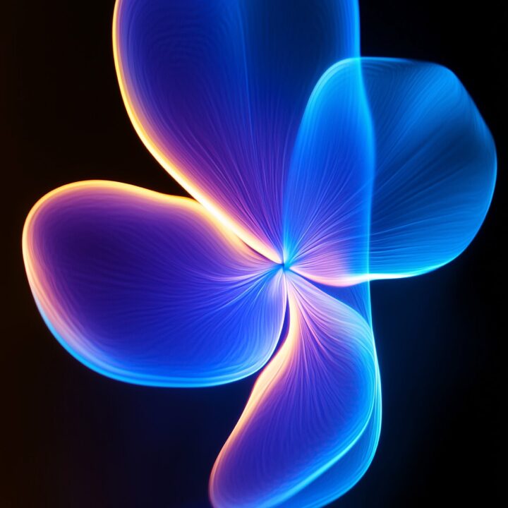 OLED Flower - Wallpapers Central