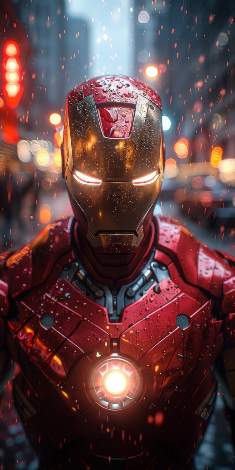 Default wallpaper of Iron Man