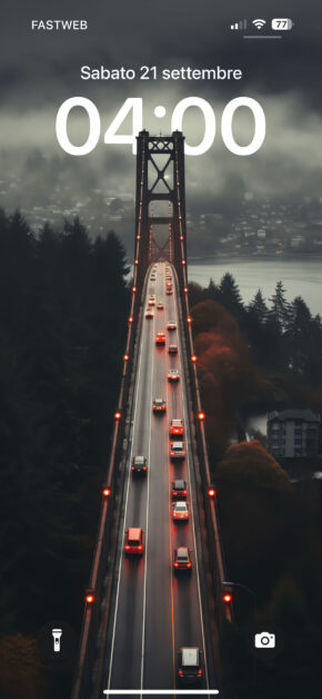 Bridge with Night Lights | Depth Effect