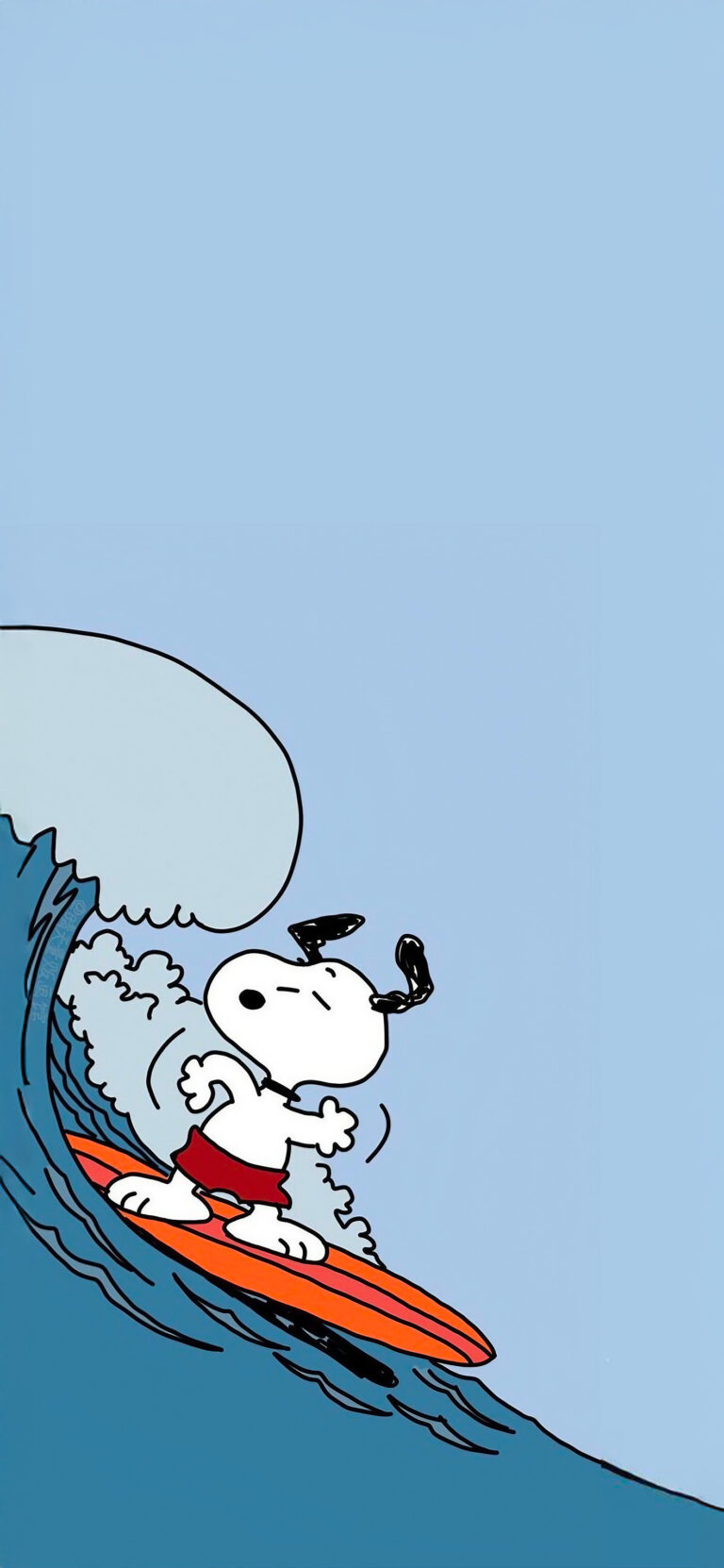 Default wallpaper of Snoopy Surf