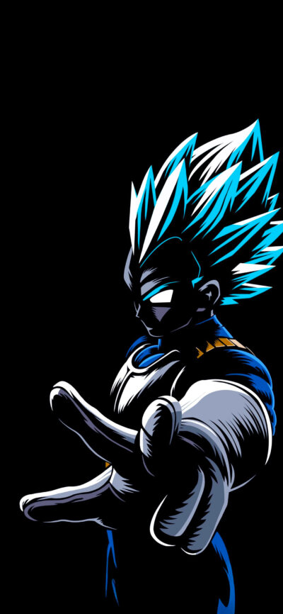 Wallpaper Vegeta Blue Sayan