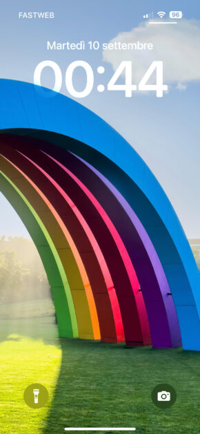Apple Park Rainbow Installation | Depth Effect