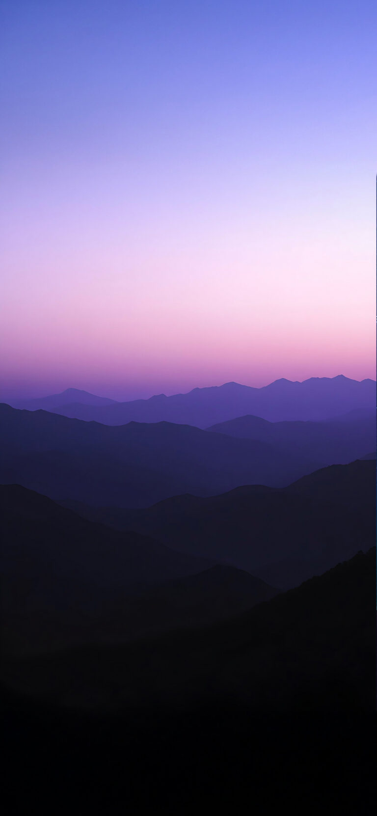 Default wallpaper of Purple Mountains