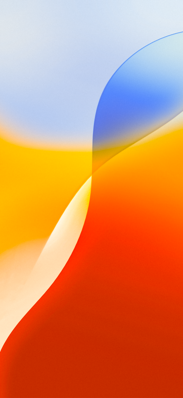 Default wallpaper of Light & Colorful iOS 18 Modified Wallpaper