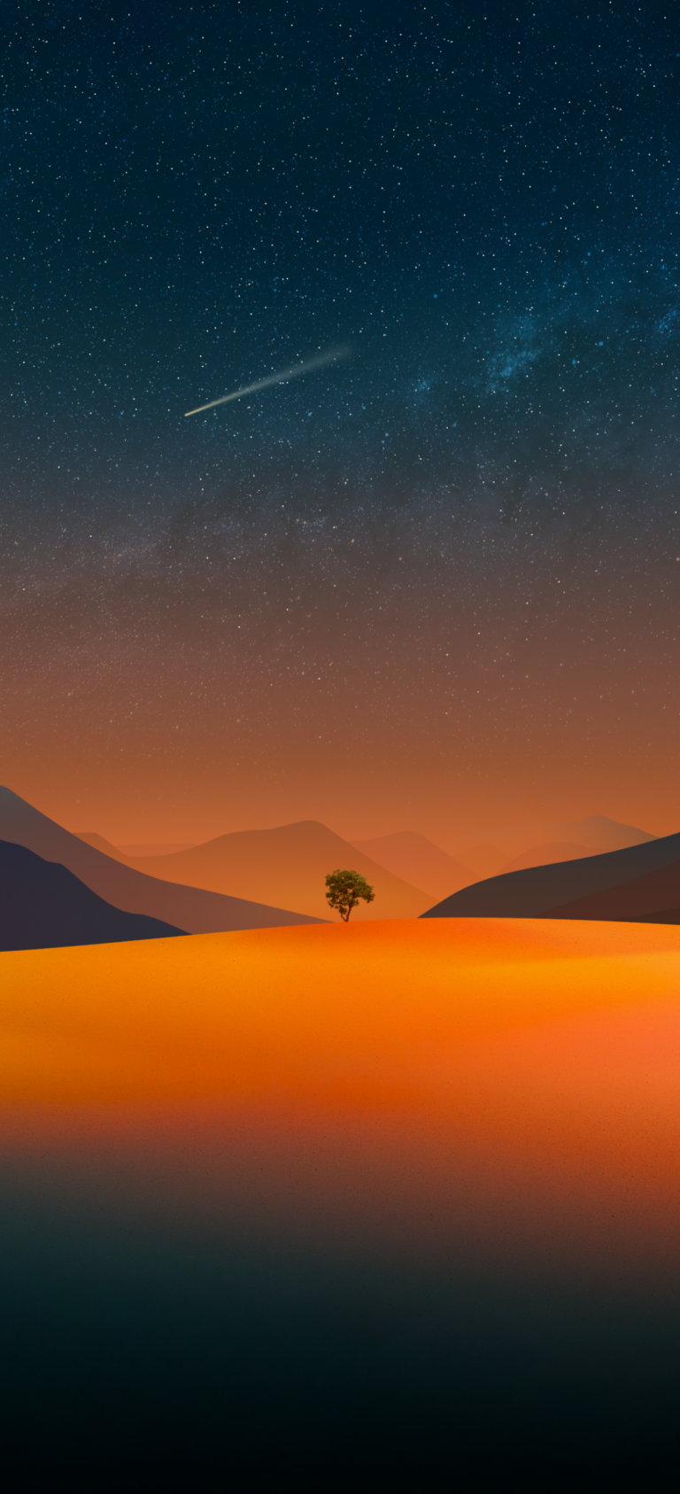 Default wallpaper of macOS X Rancho Cucamonga Twilight by BasicAppleGuy