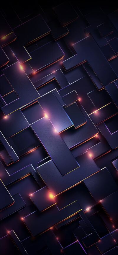 Wallpaper Geometric Glow